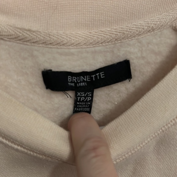 Brunette The Label Crewneck Sweater - Picture 2 of 2